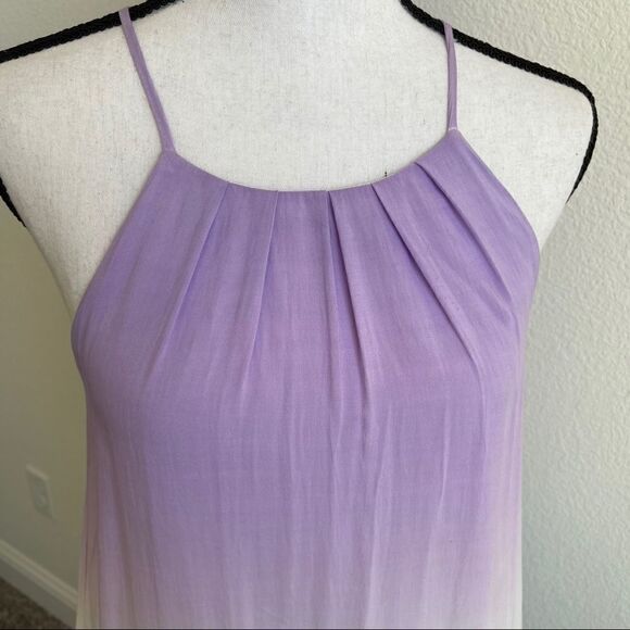 She & Sky Purple Navy and White Sundress - Picture 7 of 8